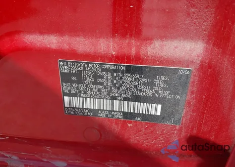 2007 Toyota Rav4 Limited from USA, damaged, VIN JTMBD31V376028245